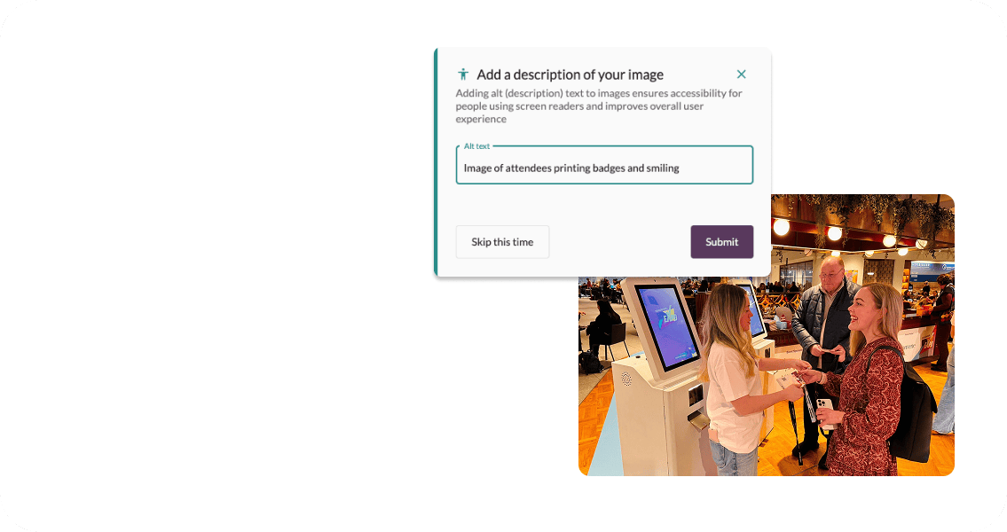 Alt text & captions