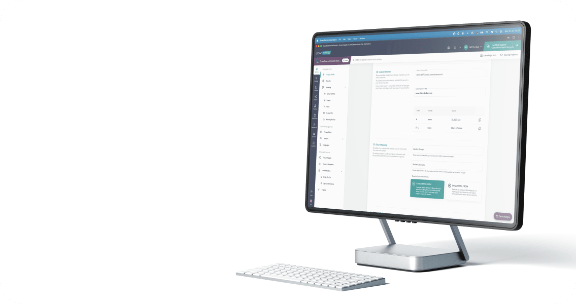 Custom domains & email masking